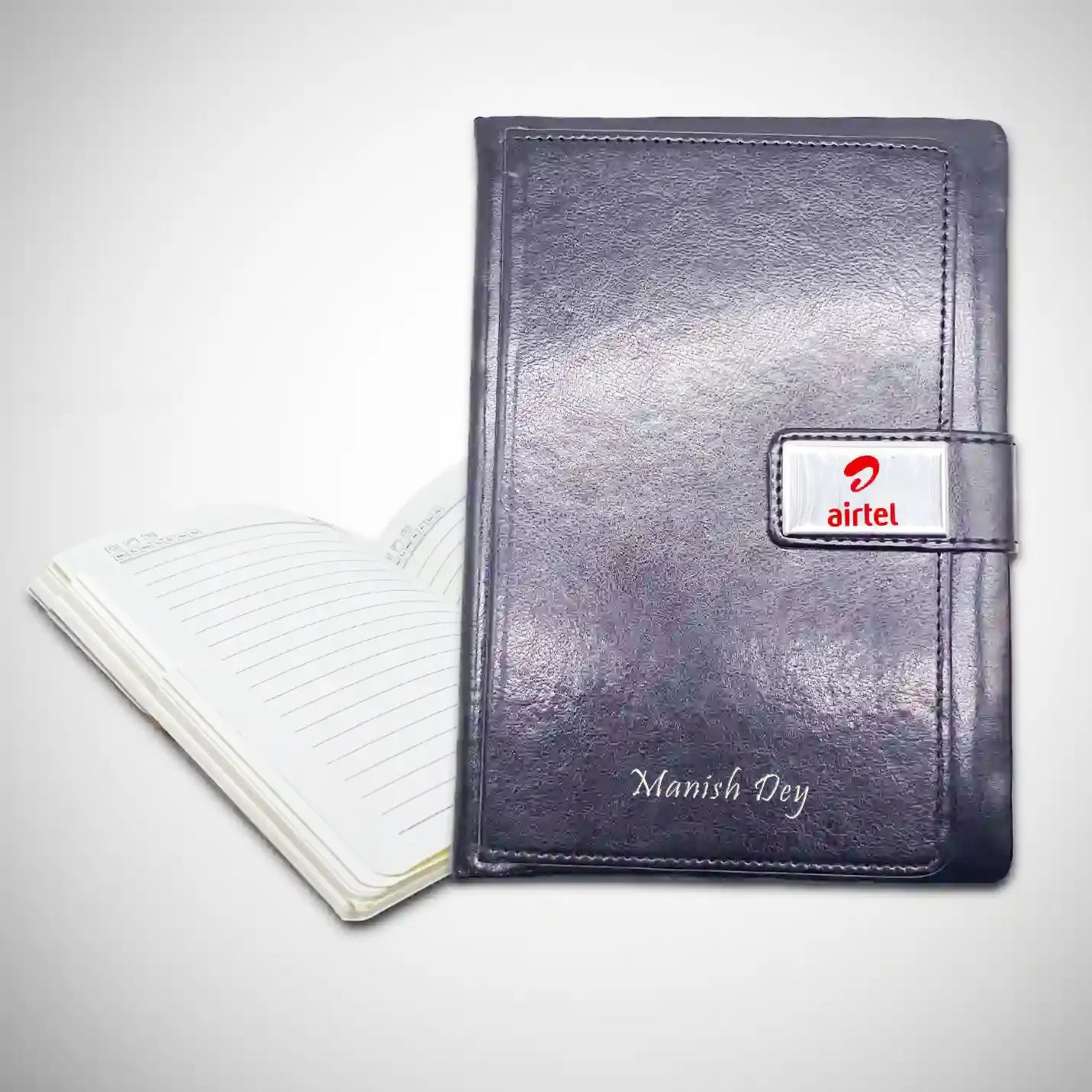 Non-Dated Mars Black Organizer Diary with Flap Img 3